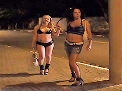 Sao paulo streets Nikki with a TS on the streets. Nicole