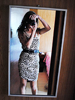 Nikki mirror dress Seductive self shots of sophisticated