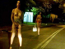 Ts street sluts. Seductive Nikki working on the streets